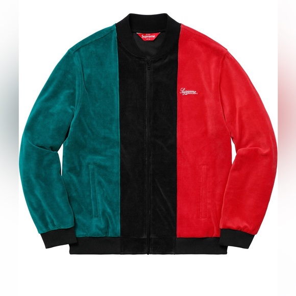 Supreme Velour Zip Up Jacket Men’s - Picture 7 of 7